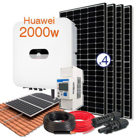Kit Solar Conexion a Red – Huawei 2000w – Monofásico