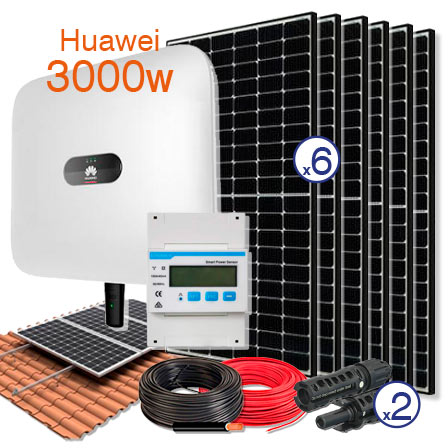 Kit Solar Conexion a Red – Huawei 3000w – Trifásico