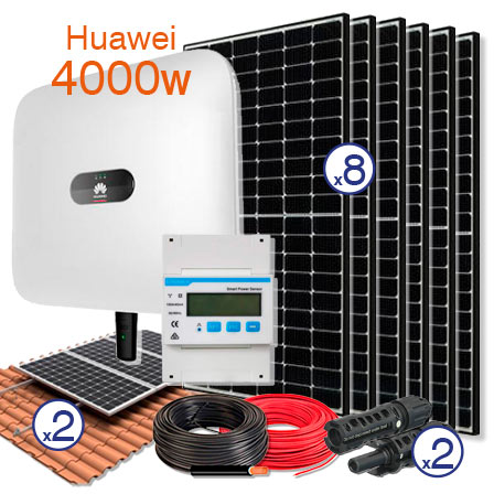 Kit Solar Conexion a Red – Huawei 4000w – Trifásico