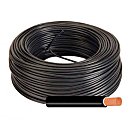 Cable Unifilar Negro – Rollo 30 metros – 6mm2 H1Z2Z2-K