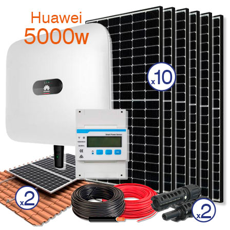 Kit Solar Conexion a Red – Huawei 5000w – Trifásico