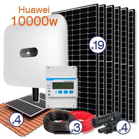 Kit Solar Conexion a Red – Huawei 10000w – Trifásico