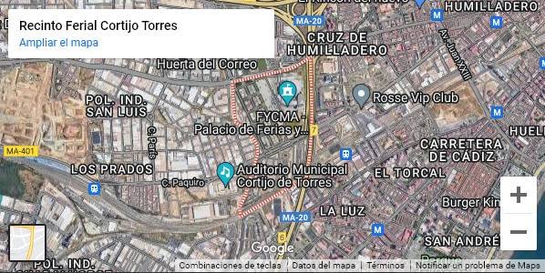 mapa recinto ferial